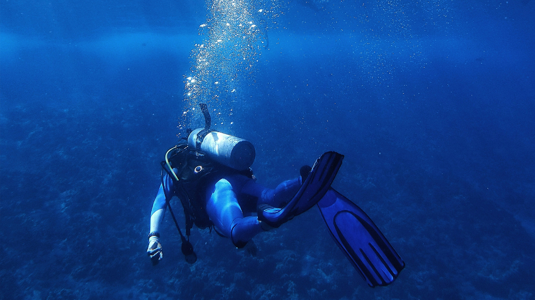小海龜浮潛-水肺潛水