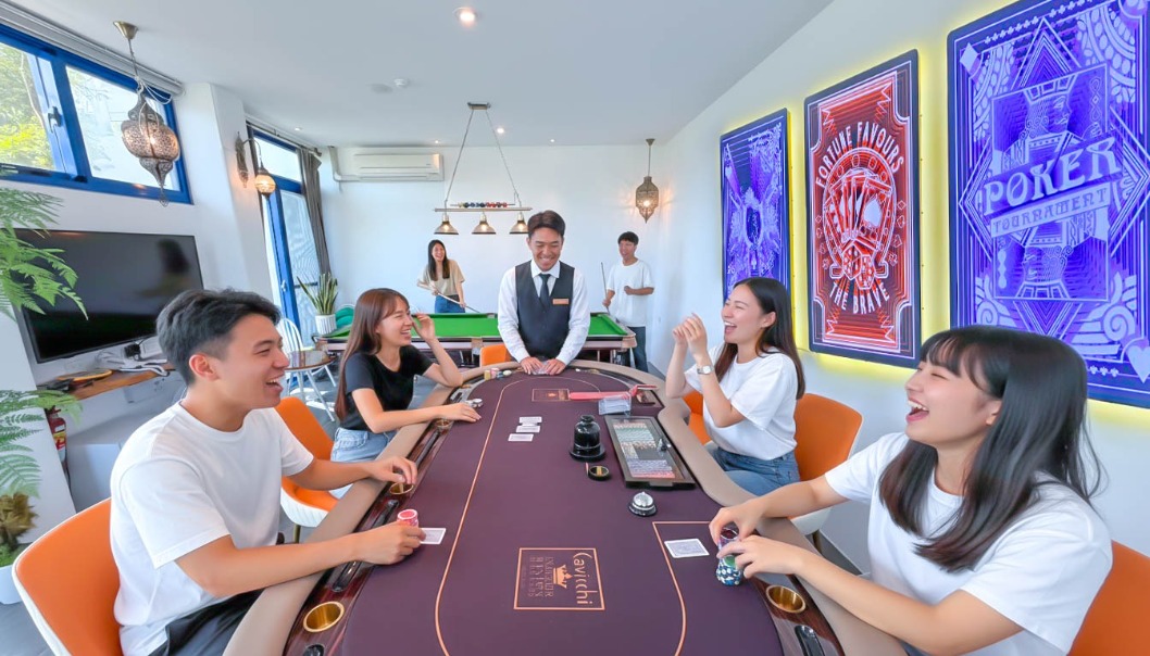 旅境包棟民宿-德州撲克