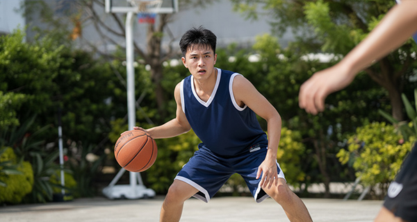 投出全場歡呼！戶外籃球挑戰