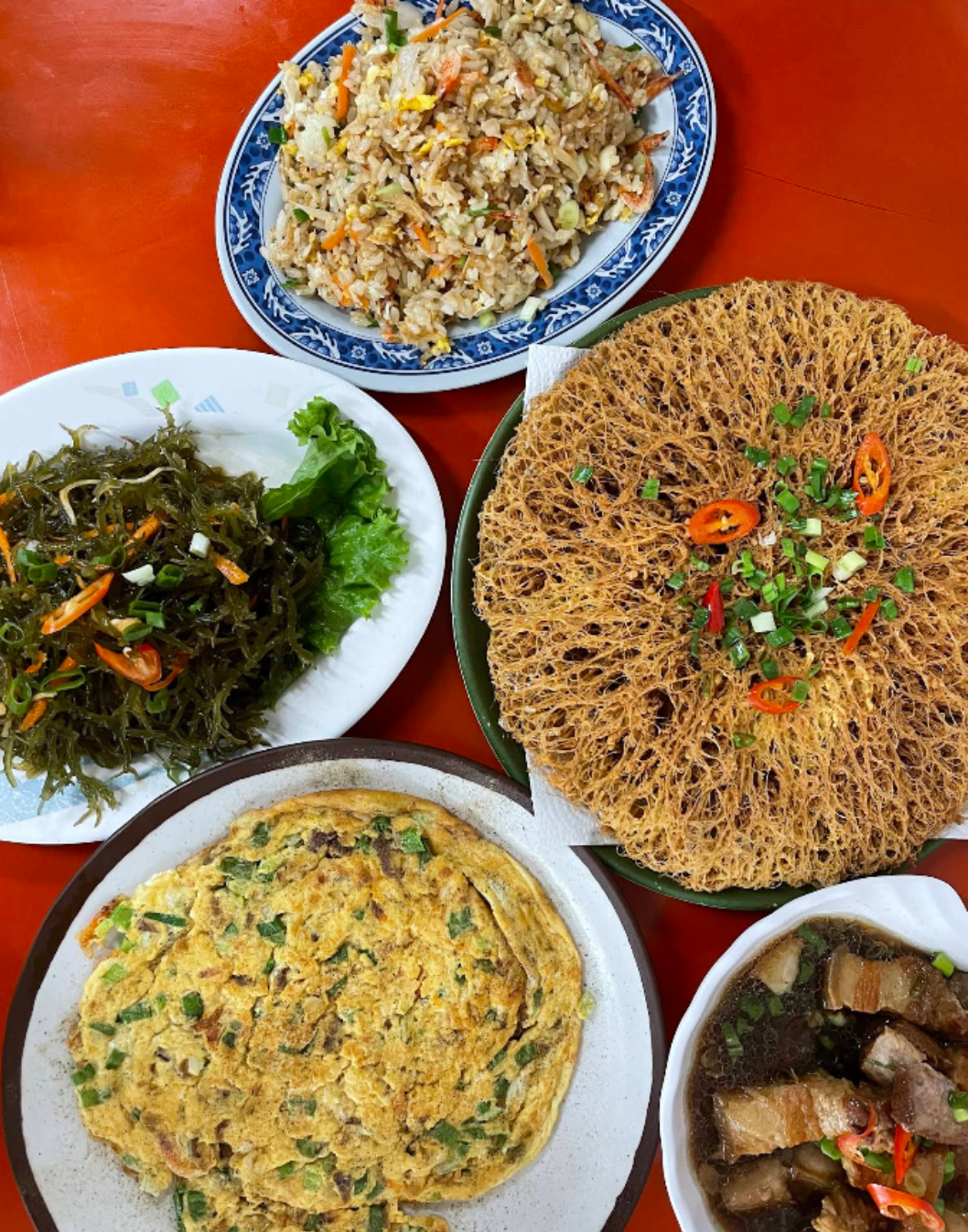 高記合菜上桌全景
